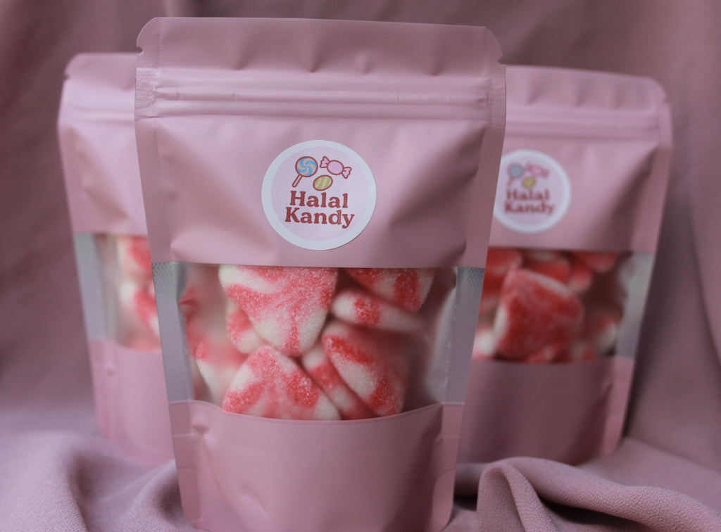 Coeur twist fraise et crème