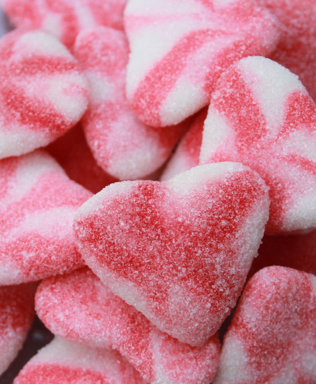 Coeur twist fraise et crème